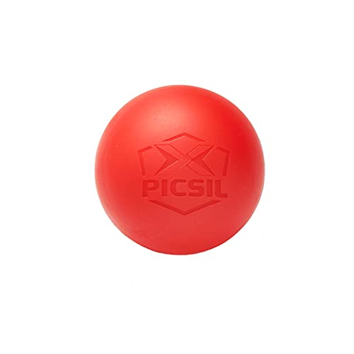 PICSIL Lacrosse Ball para Hombre y Mujer Bola de Masaje para Rehabilitación Pelota de Masaje para Fisioterapia o Pilates, Pelota relajación miofascial
