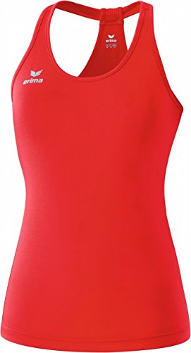 erima - Camiseta sin Mangas, Color Rojo/Blanco, Talla 44