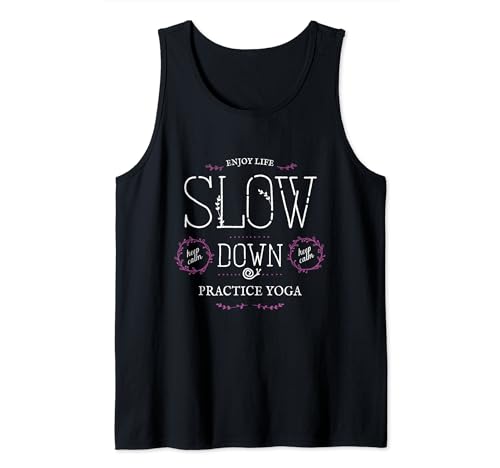 Yoga Feliz Vida Lenta Camiseta sin Mangas