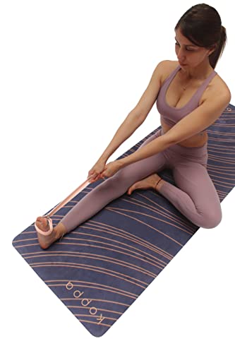 Koppa Set Accesorios Yoga o Pilates de 5 Piezas con Esterilla Yoga, Bloque de Yoga, Cinturon, Tote Bag y Esterilla - Novedoso Kit Yoga y Set para Todos los Niveles